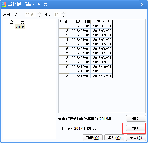 用友U8v12.5如何增加新的會(huì)計(jì)期間？